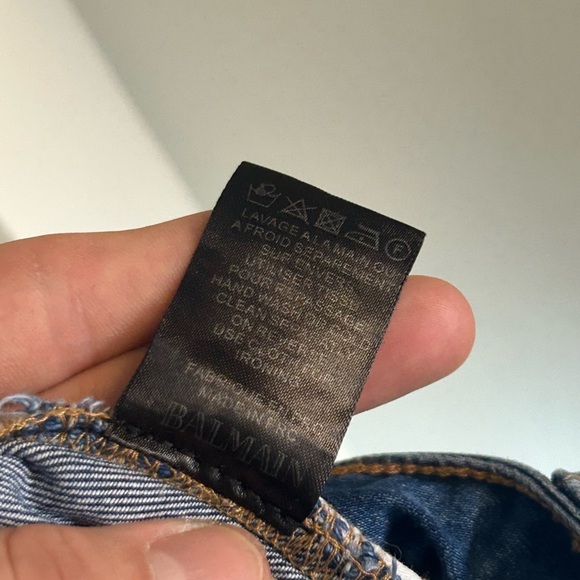 Balmain leather patch jeans - Picture 9 of 10